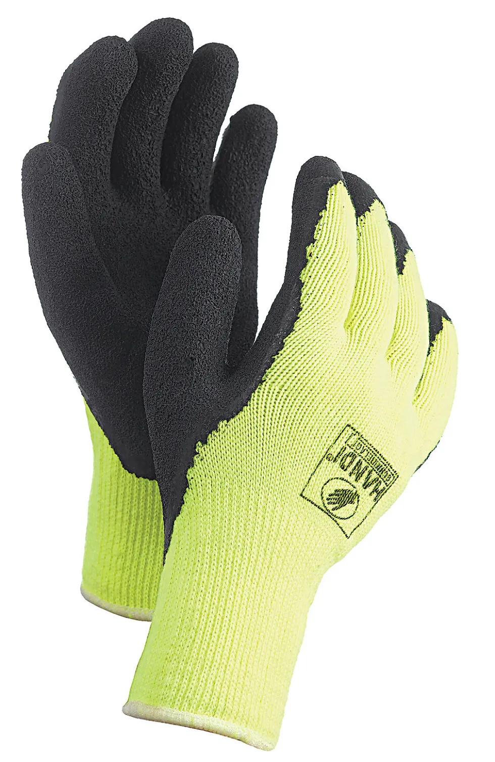 Hanske gummibel foret 1644 9 handi foret gummihanske str. 9