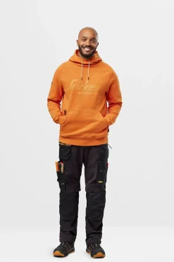 Hettegenser oransje str XXL
