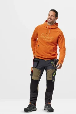 Hettegenser oransje str XXL