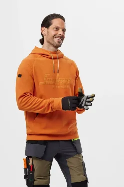 Hettegenser oransje str XXL