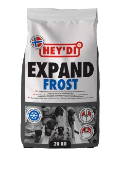 Heydi expand frost 20kg mørtel boltemørtel og understøp