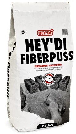 Heydi Fiberpuss 25 kg puss og reperasjonsmørtel