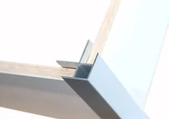 Hjørnelist baderom aluminium hvit