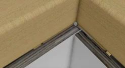 Hjørneprofil innvendig skjult 2,35 m Aluminium Hydroloc