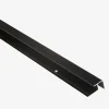 Hjørneprofil utvendig sort aluminium 2400 mm