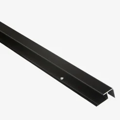 Hjørneprofil utvendig sort aluminium 2400 mm