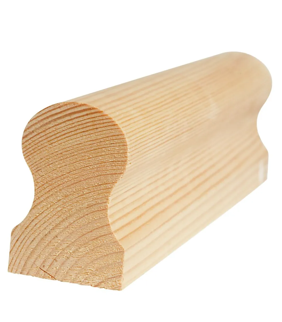 Håndrekke furu ubehandlet 45 x 70 mm