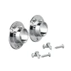 Holder til garderobestang metall vegg/vegg