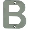 Husnummer b 80mm rustfri pn-b