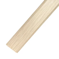 Hvit alu eik overgangslist 40mm 1m