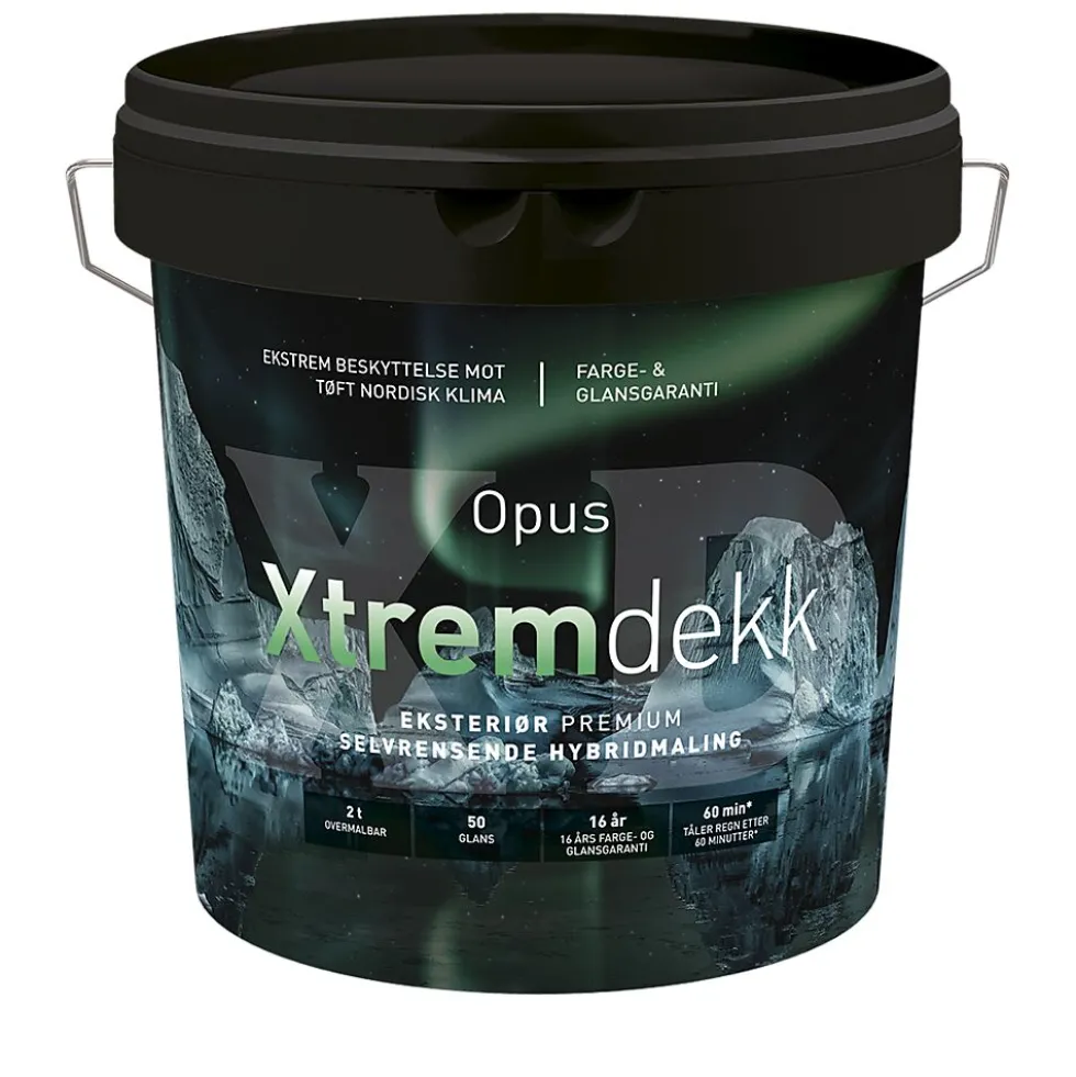 Hybridmaling Xtremdekk base hvit 2,7 liter