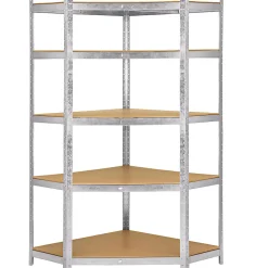 Hyllereol galvanisert stål med hjørne 180x90x90x40 cm