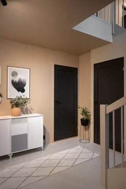 Innerdør Prima dempet sort 80x200 cm