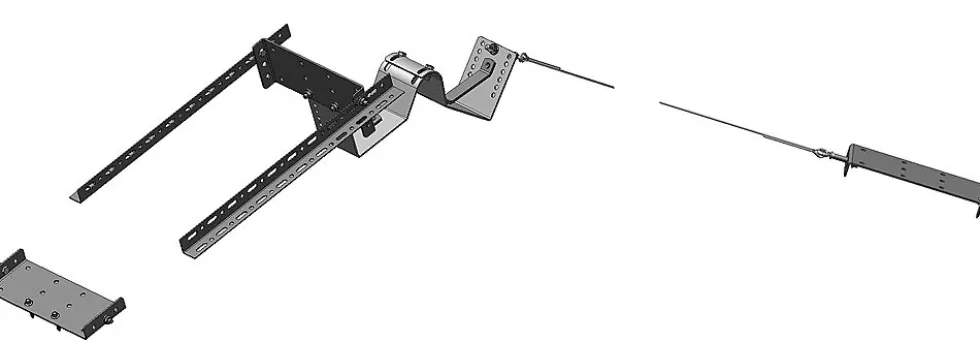 Innf.pk takstige tls torv sort ral 9005