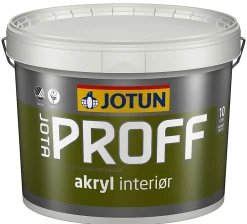 Jotaproff akryl 25 hvit 9 liter