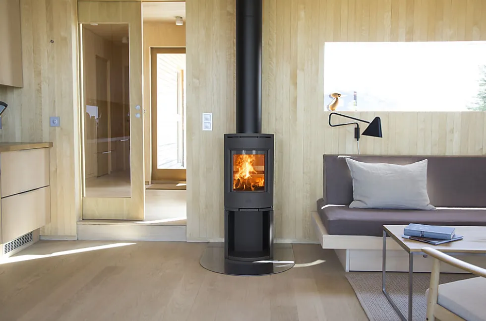 Jøtul F 134 B peisovn sort med glassfront