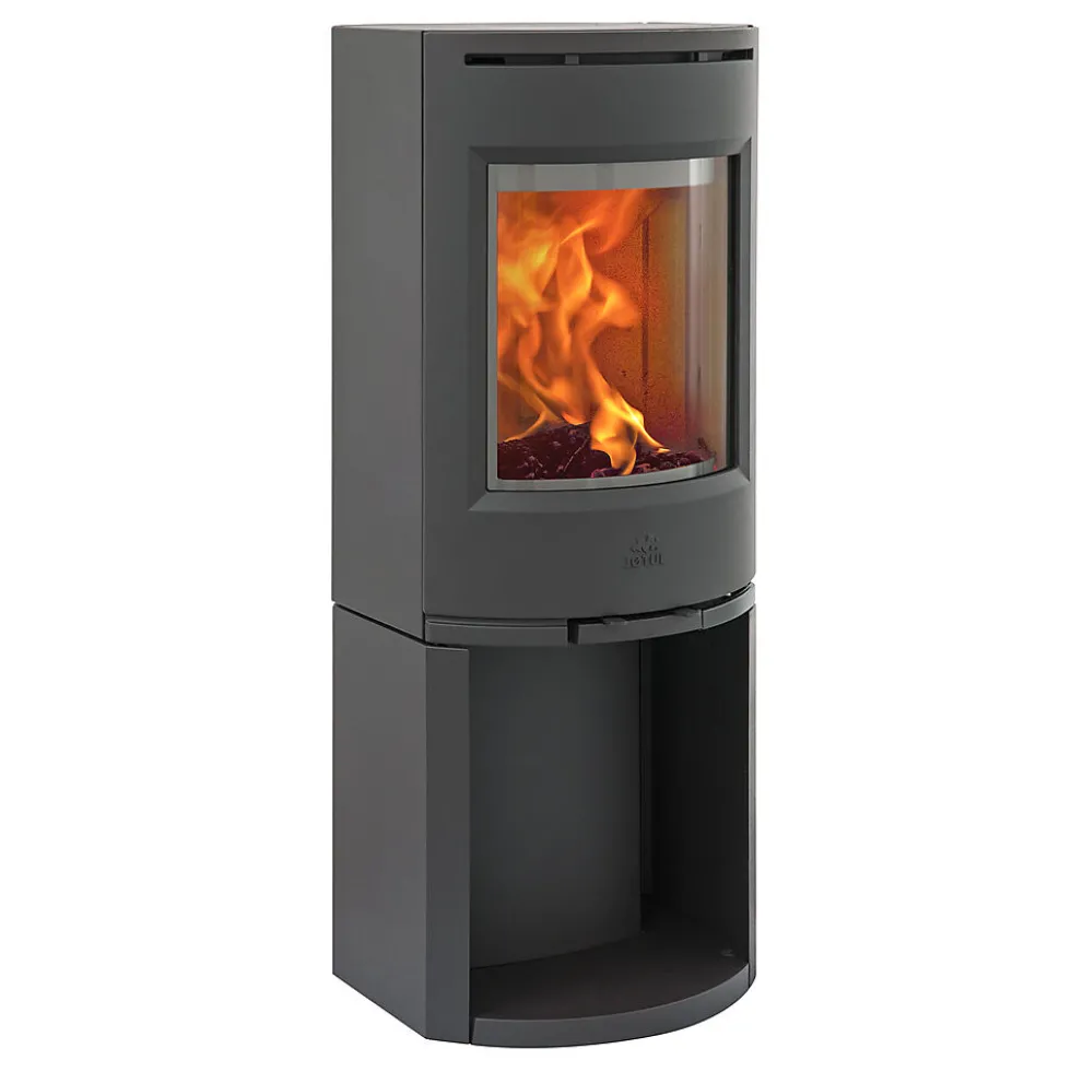 Jøtul F 134 B peisovn sort med glassfront