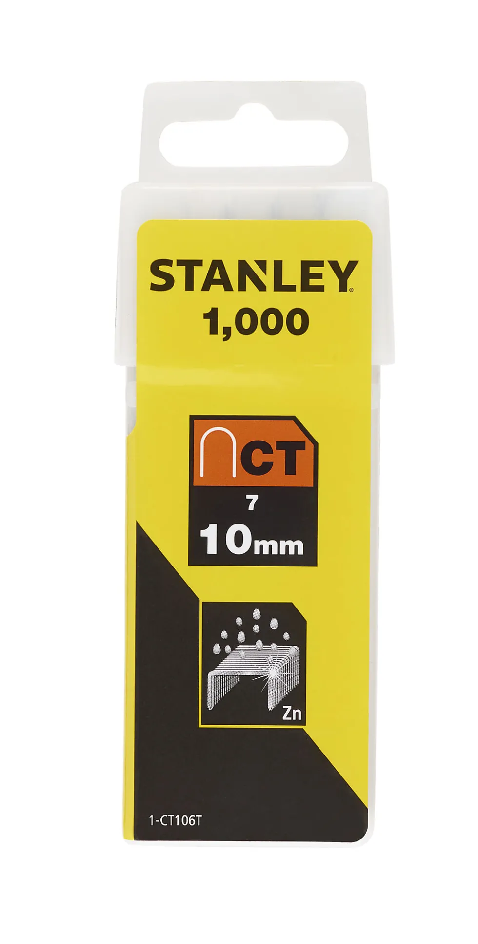 Kabelstift 10mm3/8 1000stk 1-ct106t stanley 3/8" 1000 stk