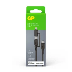 Kabel USB-C til C Lightning 60W 1,5 meter