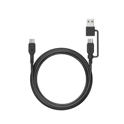 Kabel USB-C til C og A-adapter 240W 1,5 meter