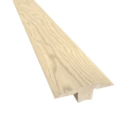 Kahrs 15mm Massiv T-list Ask hvit matt