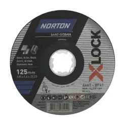 Kappeskive med X-lock for stål 125x1.6x22.23 mm