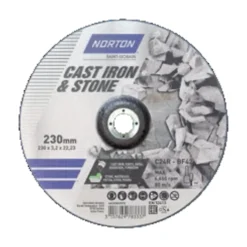 Kappeskive 125x2,5x22,2 cast&stone norton 5" kappeskive c24t