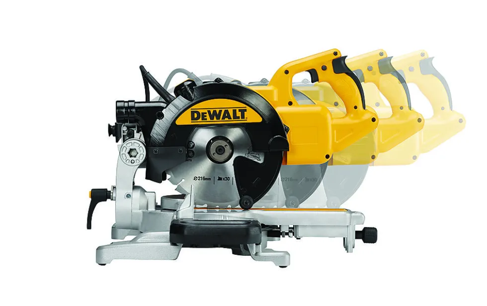 Kapp- og gjærsag 1400W DWS774-QS, 250x62 mm