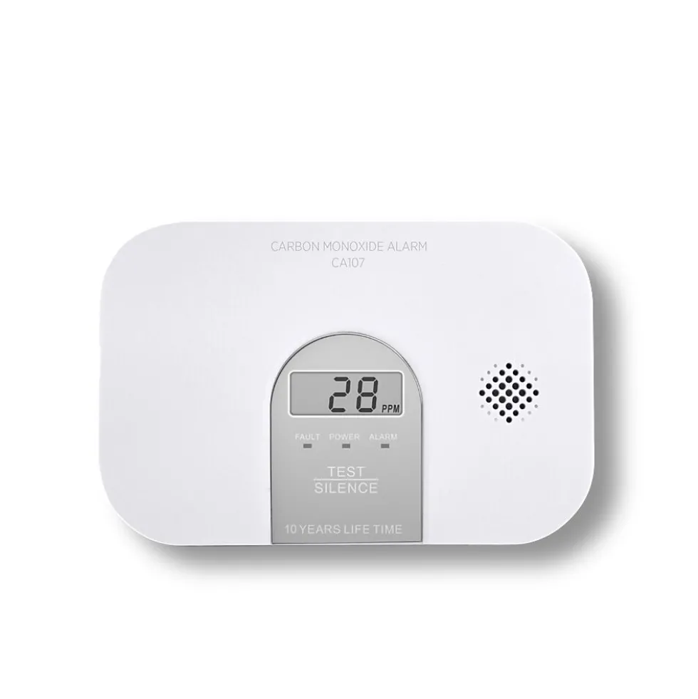 Karbonmonoksidvarsler ca107 housegard, lcd, inkl. 3 års batteri