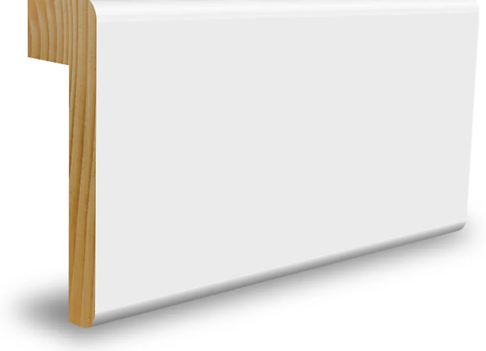 Karmlist furu rundkant S0502-Y 24x57x4400 mm