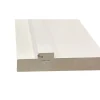 Karmlist sett 122 mm flat terskel hvit bomull S0502-Y 80x210 cm