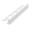 Karmlist stone white aluminium 2700x8 mm