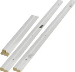 Karm uten terskel hvit bomull S0502-Y 80x210 cm