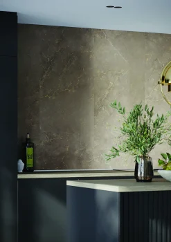 Kjøkkenplate brown marble slett overflate 10x620x580