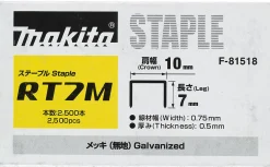 Klammer 7 mm bst110, 2500 stk