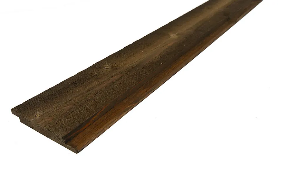 Kledning dobbelfals 60° 19x148 mm brun