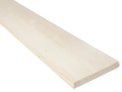 Kledning rektangulær ubehandlet 19x148 mm gran klasse 2