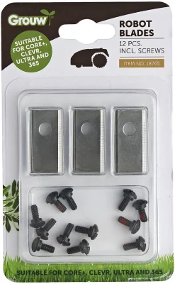Knivblad til robotklipper 36x18,2 mm 12 stk