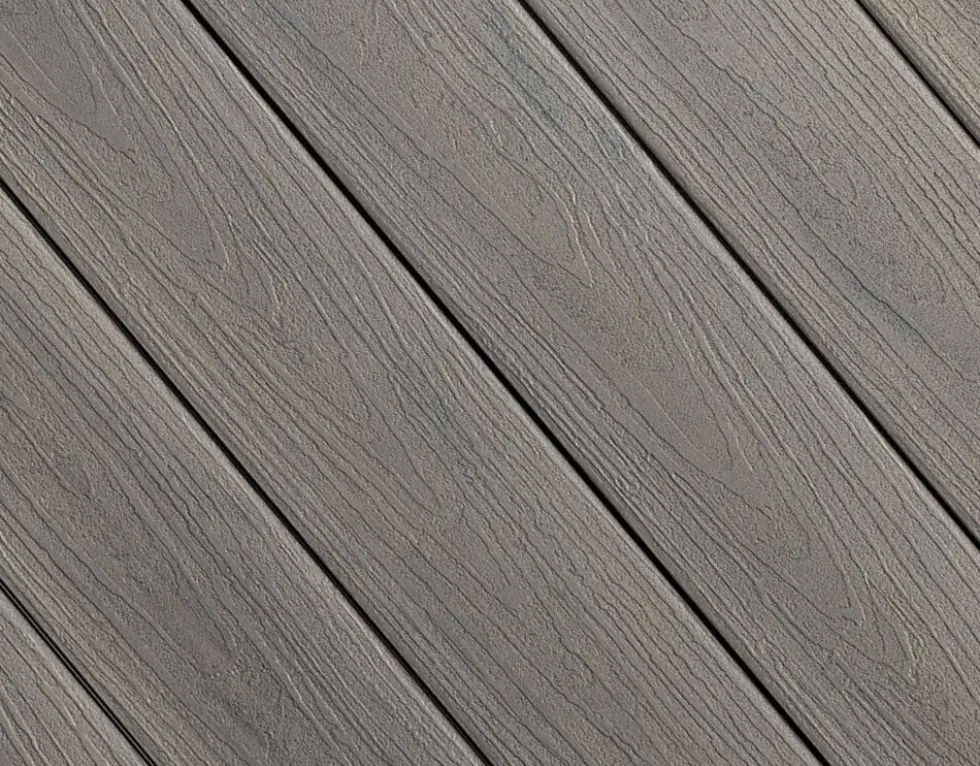 Kompositt terrassebord Seaside mist rett kant 24x137x4800 mm