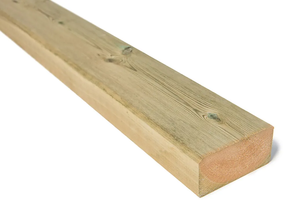 Konstruksjonsvirke C24 impregnert furu 48x98 mm