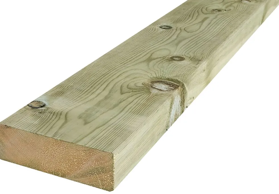 Konstruksjonsvirke C24 impregnert furu 36x123 mm