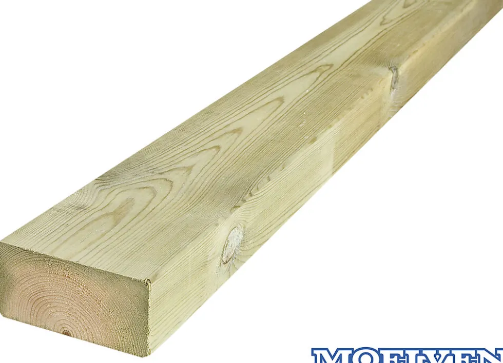 Konstruksjonsvirke C24 impregnert furu 36x98 mm
