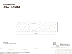 Konstruksjonsvirke C24 ubehandlet gran 36x148 mm