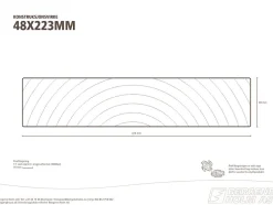 Konstruksjonsvirke C24 48x223 mm ubehandlet gran