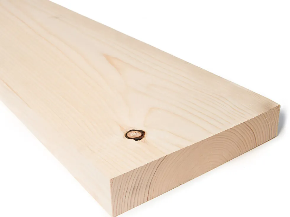 Konstruksjonsvirke C24 48x223 mm ubehandlet gran