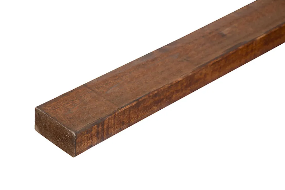 Konstruksjonsvirke justert furu brun 48x148 mm