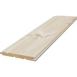 Krogskogpanel natur 13x145 mm ubehandlet furu