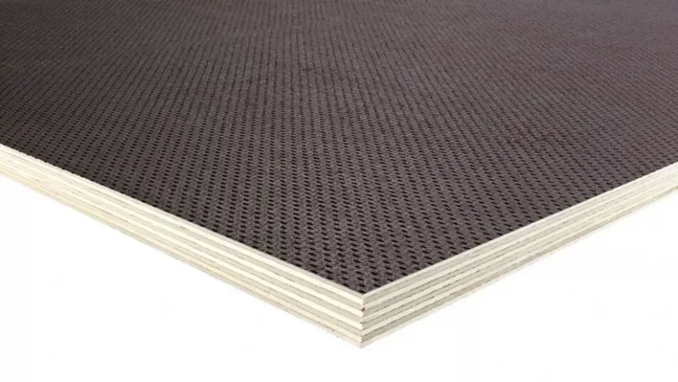 Kryssfiner vire/glatt brun film 1,5x3 meter 15 mm