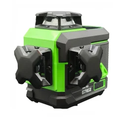 Krysslaser Extreme 3x360° grønn komplett sett