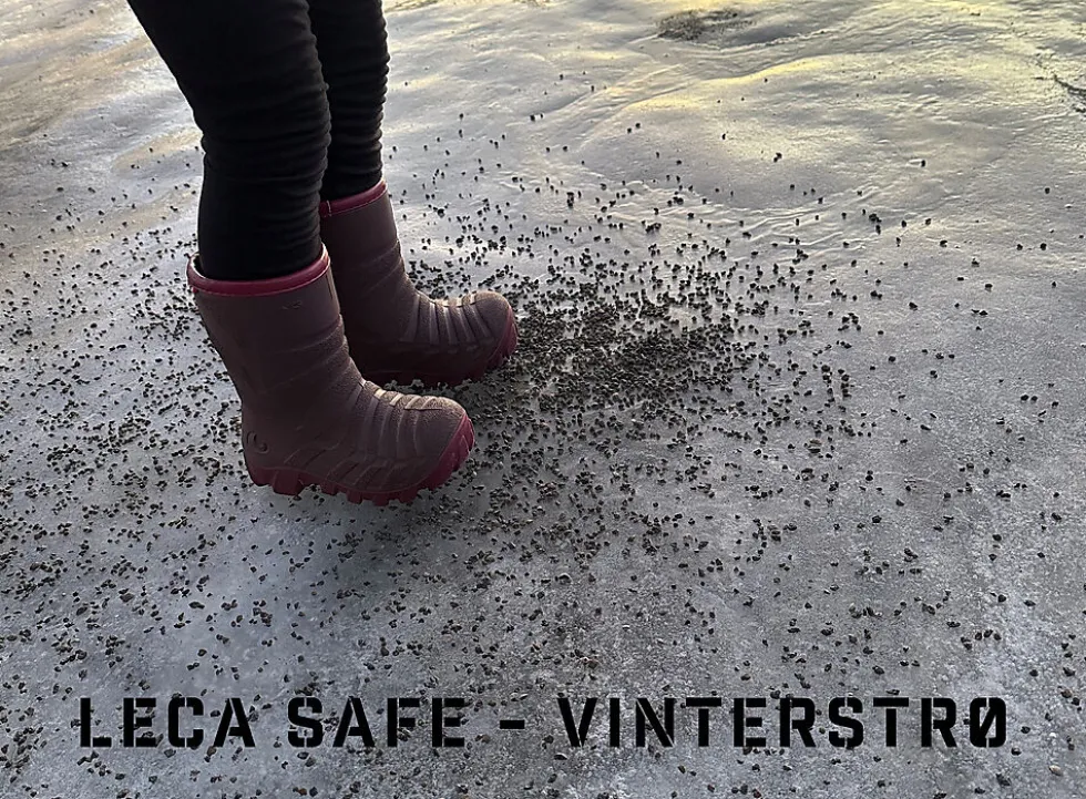 Leca safe vinterstrø 50 liter